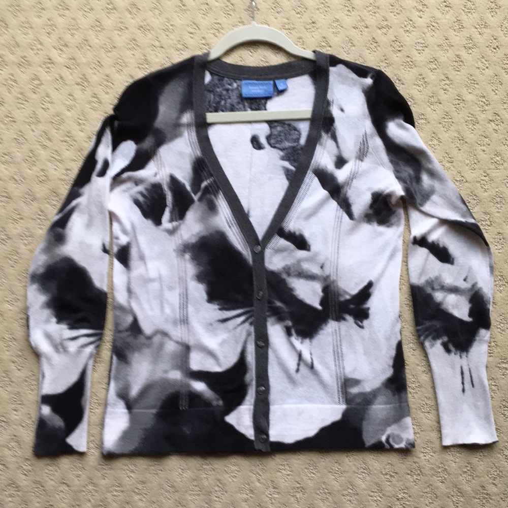 Simply Vera, Vera Wang cardigan, black/gray
